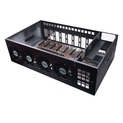 Rtx Gtx গ্রাফিক্স কার্ডের জন্য EtHash 4 - 12 GPU মাইনার রিগ কেস 750W