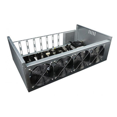 এক্রাইলিক BTC ETH GPU মাইনার রিগ, AMD A68 8 GPU মাইনিং রিগ ফ্রেম