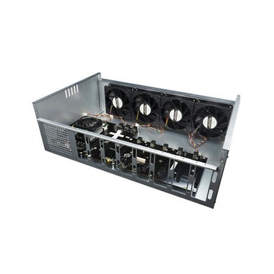 এক্রাইলিক BTC ETH GPU মাইনার রিগ, AMD A68 8 GPU মাইনিং রিগ ফ্রেম