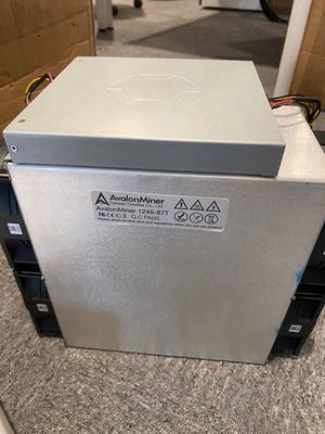 ব্লকচিয়ান এসিক মাইনার মেশিন Avalon A1246 83t 3150W SHA256 অ্যালগরিদম