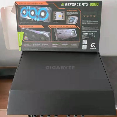 থ্রি ফ্যান গ্রাফিক ভিডিও কার্ড NVIDIA Gigabyte RTX 3060 GAMING OC 12G GDDR6