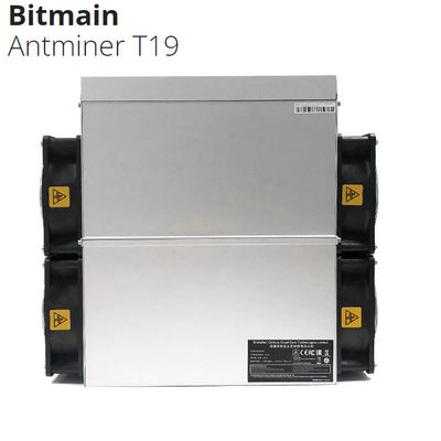 Bitmain Antminer T19 88t BTC Asic মেশিন ব্লকচেইন মাইনার বিটকয়েন 3344W পাওয়ার SHA256 অ্যালগরিদম